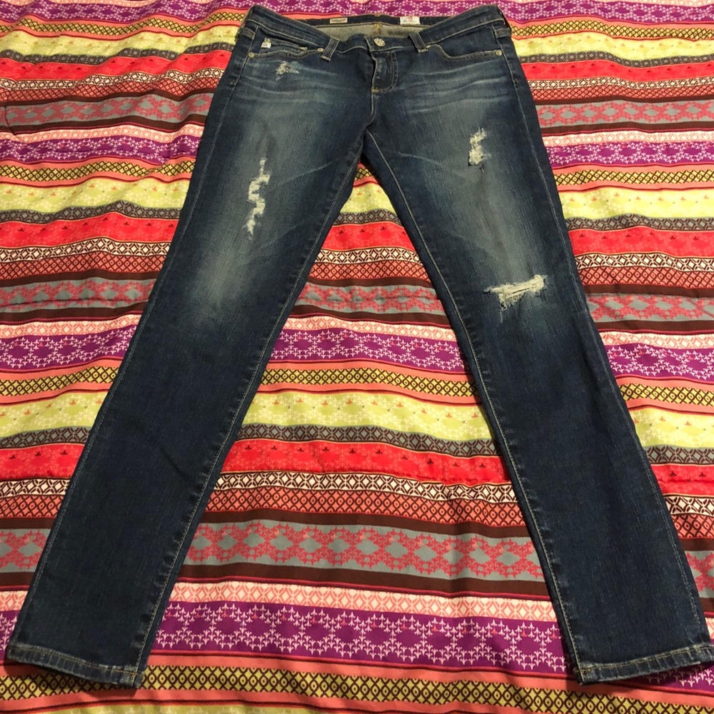 AUTHENTIC BRAND NEW AG SKINNY LEG JEANS SIZE 28